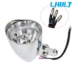 Lablt Bobber Chopper Dyna 12V Motorcycle Chrome Visor Headlight Lamp. Fixed Price $44.38.