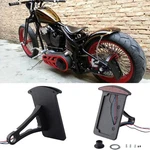 Motorcycle Bobber Custom Side Mount License Plate Frames Brake Tail Black. Fixed Price $57.58.