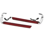Letric Lighting Co. Saddlebag Side Marker Kit Chrome/red LLC-SSML-02. Fixed Price $62.99.