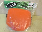 Ufo Panther Upper Panel / Number Plate With Clamps Universal - Orange. Fixed Price $11.87.