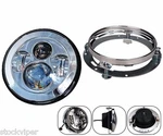 7" Motorcycle Chrome Projector Daymaker Hid Led Bulb Headlight For Harley. Fixed Price $89.99.