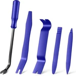 Livtee 5 Pcs Auto Trim Removal Tool Kit, No Scratch Plastic Pry Blue. Fixed Price $8.70.