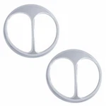 United Pacific 10466 7 1/2" Chrome Cat's Eye Headlight Cover. Fixed Price $22.99.