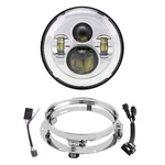 7 Inch Led Headlight Kit For Street Glide Road King Electra Ultra Class.... Fixed Price $96.66.