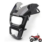 Mokuo Motorcycle Headlight Cover Carbon Fibre Fit For 2016-2020 Honda Grom Ms.... Fixed Price $49.06.
