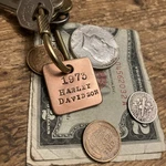 1973 Harley Davidson Motorcycles Solid Brass Key Fob. Fixed Price $15.95.