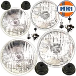 5 3/4" Halogen Headlamp Headlights Triumph Dolomite Stag Vitesse 2000 Non Pilot. Fixed Price $67.90.