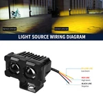 Electric Led Worklight Motorcycle Spotlight Front Waterproof Headlight 30W/45W. Fixed Price $27.68.
