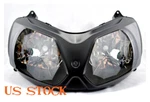Motorcycle Headlight Assembly Housing For Kawasaki ZX1200 ZX-12R 2002-2005. Fixed Price $149.95.