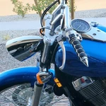 5.75" Led Chrome Bullet Headlight For Harley Breakout Rocker Fxs Bobber Softail. Fixed Price $95.95.