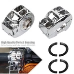 Chrome Hand Control Switch Housing Cover For Harley Street Glide Road King 14-23. Fixed Price $46.29.