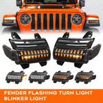Sup-light 2PC Led Sequential Fender Turn Signal For Jeep Wrangler Jl 2018+. Fixed Price $136.59.