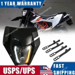 Led Headlights Hi-lo Beam Turn Signal For Ktm 250 350 450 500 690 Enduro Smc-r. Fixed Price $79.00.