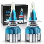 Fits Vw Fox 2005+ 2X H4 Headlight Kit Led Bullet Bulbs Low/high Beam Pure White. Fixed Price $32.86.