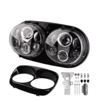 5.75 Inch Motorcycle Dual Projector Daymaker Headlight Harley Road Glide. Fixed Price $179.99.