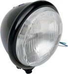 Drag Specialties 2001-0553 Gloss Black 5-3/4" Headlight -H4 Halogen Bottom Mount. Fixed Price $87.93.