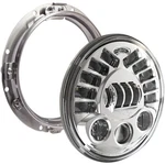 J.w. Speaker 7IN. 8790 Led Adaptive 2 Headlight W/ Mounting RING-CHROME-0555061. Fixed Price $695.70.