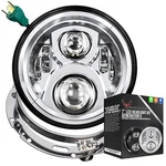 Eagle Lights Chrome 7" Gen Led Headlight & For 1990 - 2013 Harley Touring. Fixed Price $239.99.