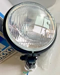 Headlight, Drag Specialties 2001-0553 Bottom Mount, 5.75" Round Black. Fixed Price $66.79.