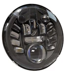 Indian Motorcycle Black Adaptive Led Headlight For 2022-2024 Pursuit Models. Fixed Price $649.99.