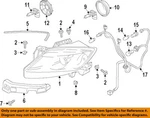 Mazda Oem 04-14 3-HEADLIGHT Headlamp 0000119005. Fixed Price $30.27.
