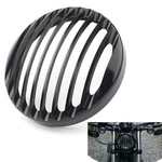 5 3/4" Black Headlight Cnc Grill Bezel Cover For Harley Sportster Xl 883 1200 Su. Fixed Price $24.01.