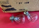 Stanley Nos 6V 15W Headlight Bulb Set 2PC Single Oliver Tractor 60 70 80 90. Fixed Price $26.99.