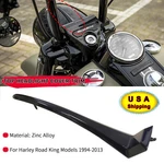 Black Nacelle Spear Top Headlight Cover Trim Kit For Harley Road King Classic. Fixed Price $43.64.