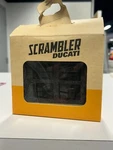 Ducati Scrambler Billet Clamp Set For Headlight Trim 97380391A. Fixed Price $159.00.