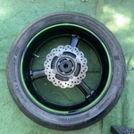 2016 - 2024 Kawasaki Ninja ZX10R Rear Wheel Back Straight Rim Dunlop Tire Brake. Fixed Price $300.00.
