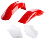 Acerbis Red Front & Rear Fender W/ White Side Panels Kit - Honda XR250 XR400. Fixed Price $145.95.