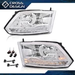 Clear Led Drl Headlight W/ Bulb Harness Fits 13-18 Dodge Ram 1500 2500 Projector. Fixed Price $190.75.