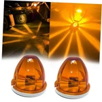 2PCS Watermelon Lights,turn Signal Cap Roof Trailer Marker Clearance Amber. Fixed Price $23.29.