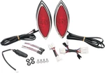 Russ Wernimont Led Cat Eye Taillight Turn Signal Kit For Harley Saddlebag. Fixed Price $151.19.