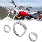 7" Headlight 4.5" Passing Fog Lights Lamp Trim Ring Bezel Visor Cover For Harley. Fixed Price $45.23.