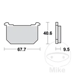 17640-STANDARD Brake Pads Altn: 7326770 Compatible With Kawasaki Z 650. Fixed Price $62.15.