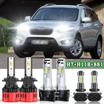 For Hyundai Santa Fe 2009-2012 6X 6000K Led Headlight Hi/lo + Fog Bulbs. Fixed Price $54.99.