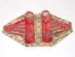 Oem Cagiva Sst 125 Front Rh / Lh Headlight Bracket (red) 800L29483 800L29484. Fixed Price $91.99.