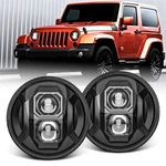 Sup-light 2PCS 7'' Round Led Headlights Projector For Jeep Wrangler Jk Lj Tj Cj. Fixed Price $69.99.