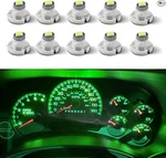 10PCS T4.2 Neo Wedge 10MM Base 12V Led Bulbs, IP65 Waterproof Sup Color: Green. Fixed Price $15.99.