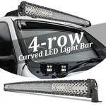 Roof 54" Curved Led Work Light Bar Combo Driving Fog Off Road Turck Pickup 4WD. Fixed Price $108.59.