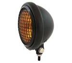 5.75" Motorcycle Bottom Mount Headlight W/ Grill - Matte Gloss Black Amber. Fixed Price $77.95.