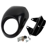 Black Headlight Fairing Mask Harley Sportster Front Fork Cowl Xl 1200 / 883. Fixed Price $29.80.