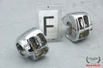 2000 Harley Softail Hand Control Switch Housing & Cover Set Chrome #4123. Fixed Price $39.44.