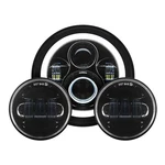 Hogworkz Blackout 7" Led Headlight 4.5" Passing Lamps Kit HW167005-HW195204. Fixed Price $459.98.