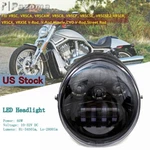 Dot Approved Led Headlight Headlamp For Harley Vrsca Vrscr Vrsc/v-rod. Fixed Price $111.01.