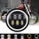 5-3/4" 5.75" Inch Led Projector Headlight Hi/lo Beam For Motorcycle Motorbike. Fixed Price $35.99.