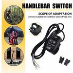 Ebike Scooter Motorcycle 7/8IN Handlebar Headlight Turn Signal Horn Switch. Fixed Price $17.99.