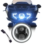 Eagle Lights 2020 Indian Challenger Black Led Projection Headlight W/ Halo Ring. Fixed Price $279.99.