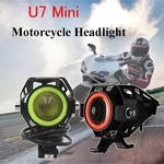 Led Motorcycle Headlight Auxiliary Mini Spotlights Universal Angel Eyes Lamp. Fixed Price $22.48.